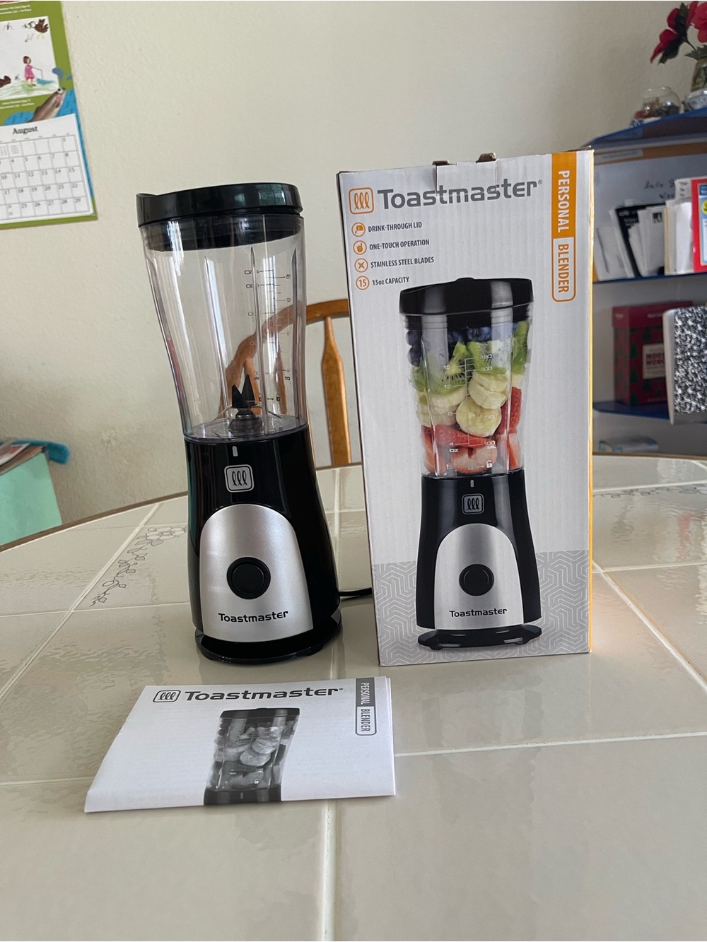 Toastmaster Personal Blender in Black and Silver